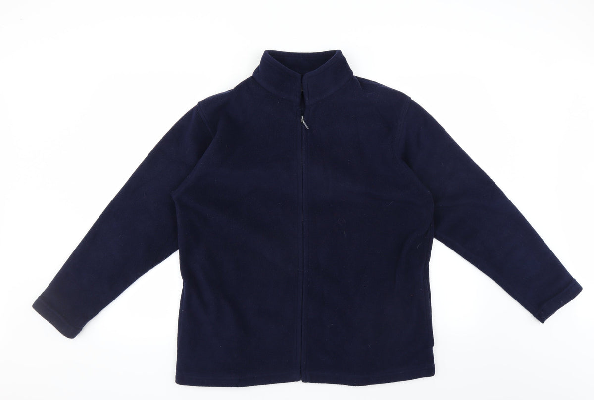 EWM Womens Blue   Full Zip Jumper Size 14