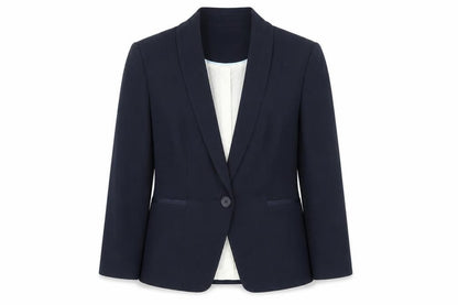 Womens UK Size 14 Marks and Spencer Regular Blue Suit Jacket
