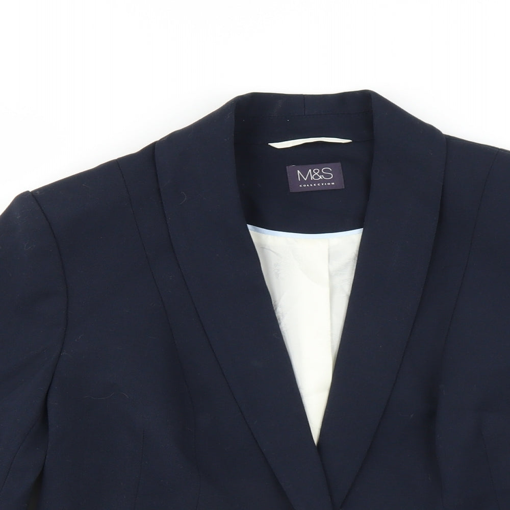 Marks and Spencer Womens Blue   Jacket Suit Jacket Size 14