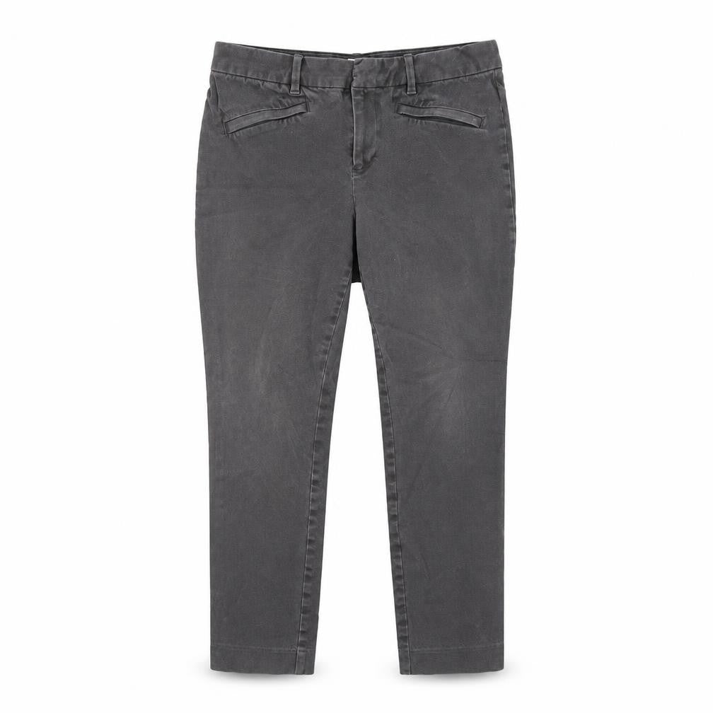 Womens UK Size 8 Gap Regular Fit Chino Grey Trousers