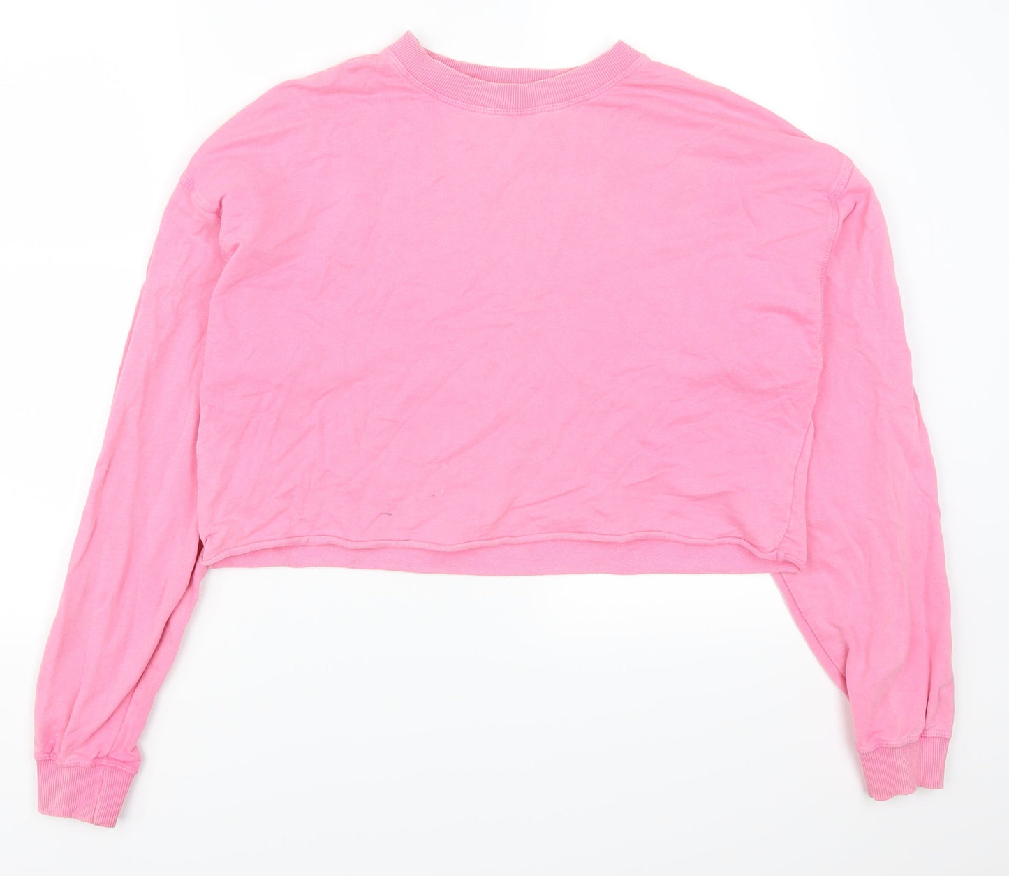 Womens UK Size S Pull & Bear Pink Pullover Sweatshirt