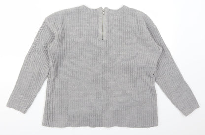 Dorothy Perkins Womens Grey   Pullover Jumper Size 10