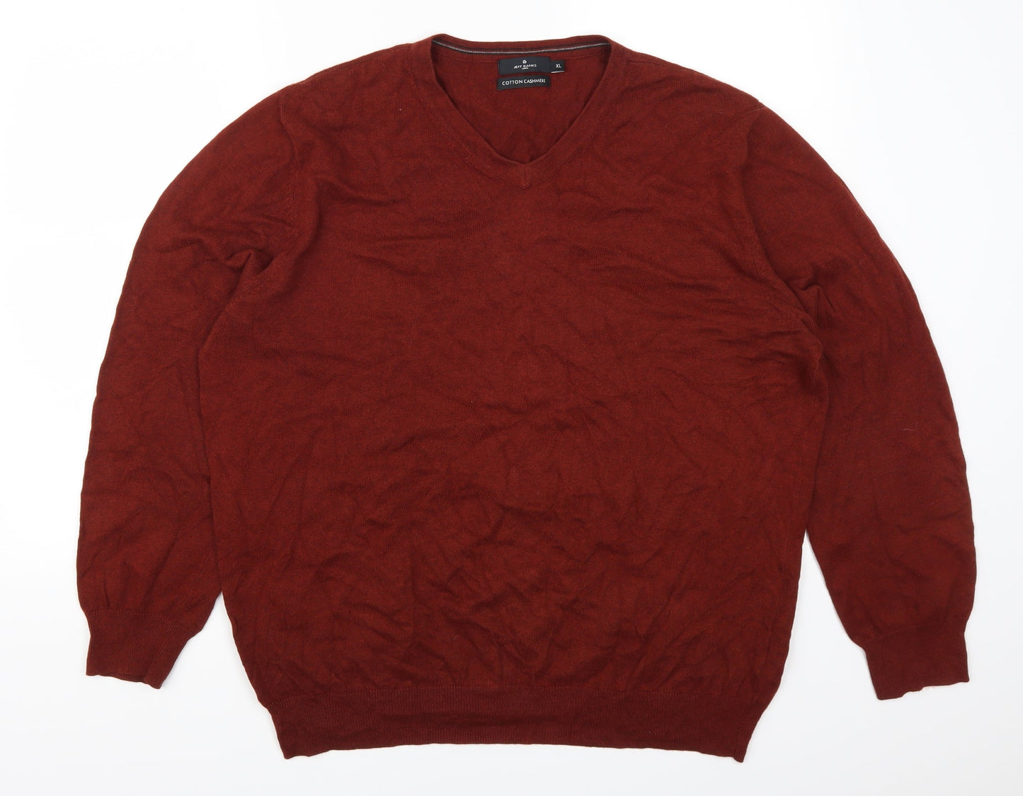 Jeff Banks Mens Red   Pullover Jumper Size XL