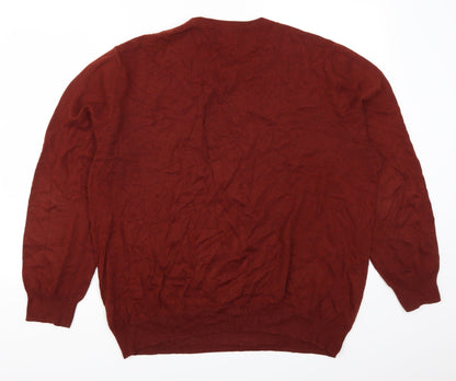 Jeff Banks Mens Red   Pullover Jumper Size XL