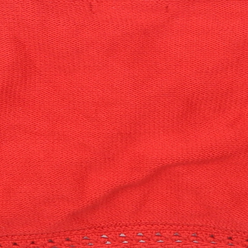 Gap Girls Red   Cardigan Jumper Size 10-11 Years