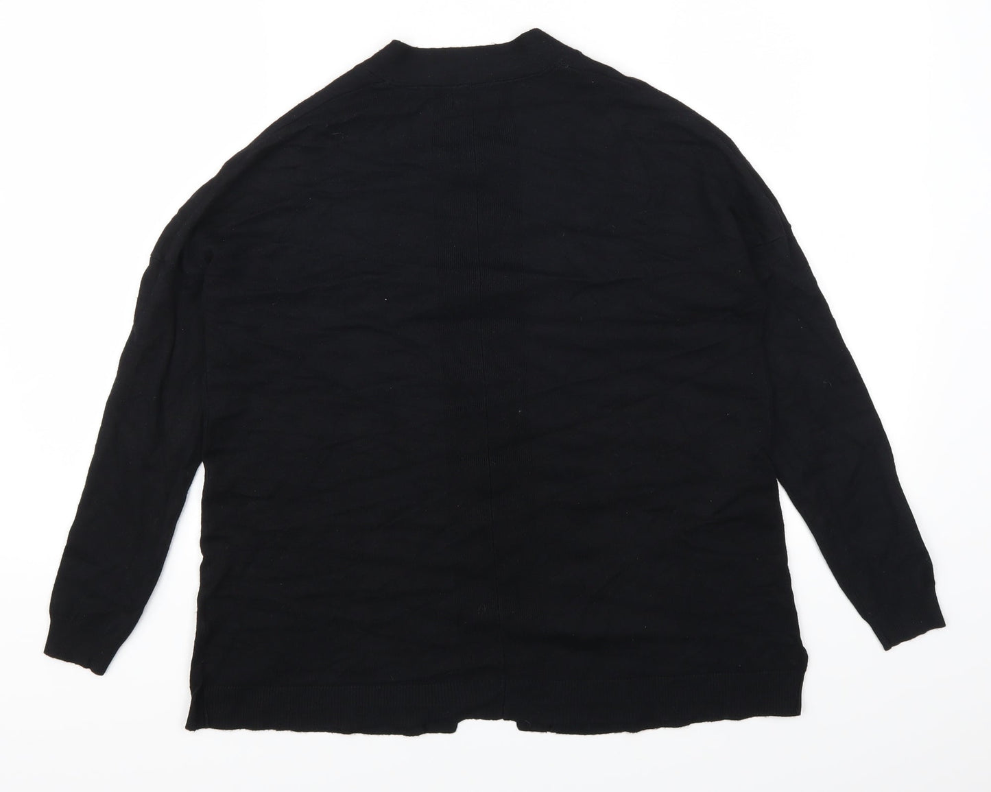 M&Co Womens Black   Cardigan Jumper Size 8