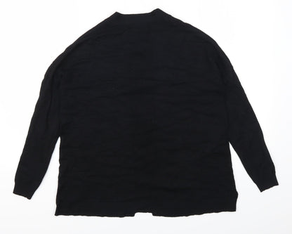 M&Co Womens Black   Cardigan Jumper Size 8