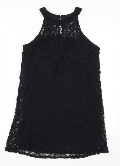 Monteau Womens Black  Lace Mini  Size S