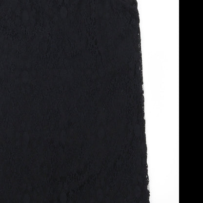 Monteau Womens Black  Lace Mini  Size S