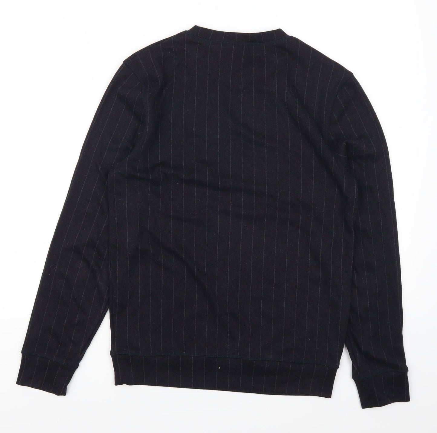 Mens UK Size XS H&M Blue Pullover Sweatshirt