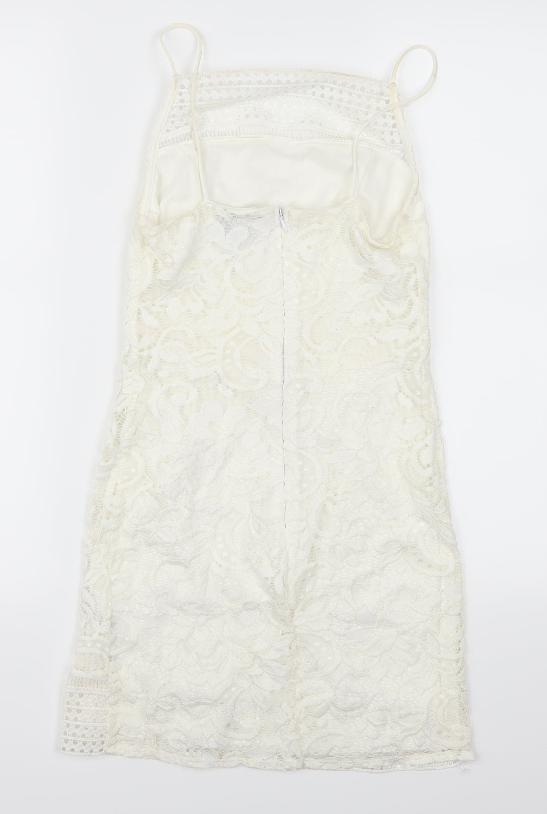 Topshop Womens White  Lace Mini  Size 6