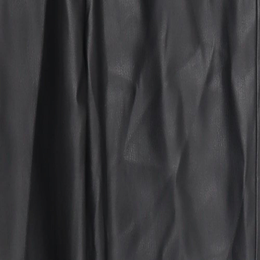 Womens UK Size S Zara Regular Fit  Black Trousers