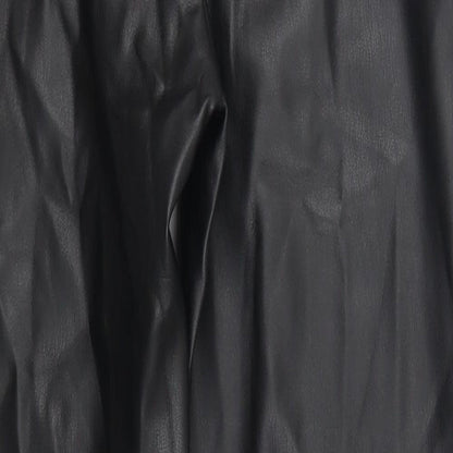Womens UK Size S Zara Regular Fit  Black Trousers