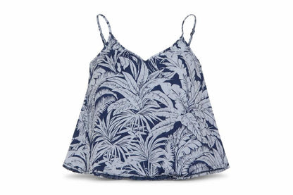 Womens UK Size S Topshop Blue Basic Tank