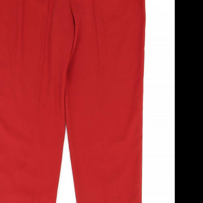 Gregory Pat Womens Red   Trousers  Size 16 L28 in