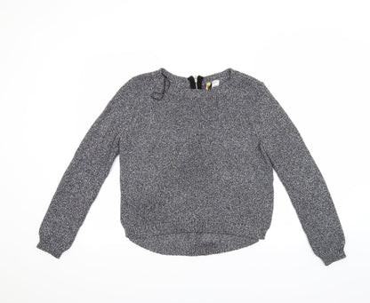 H&M Womens Silver   Pullover Jumper Size 10