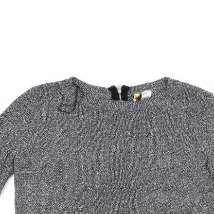 H&M Womens Silver   Pullover Jumper Size 10