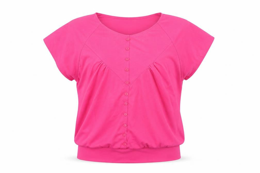 Womens UK Size M Preworn Red Basic T-Shirt
