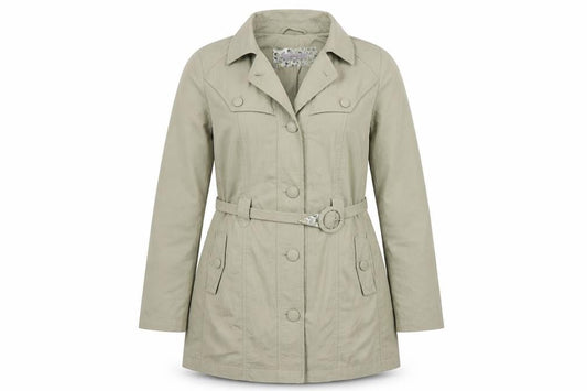 Womens UK Size 10 Per Una Green Overcoat