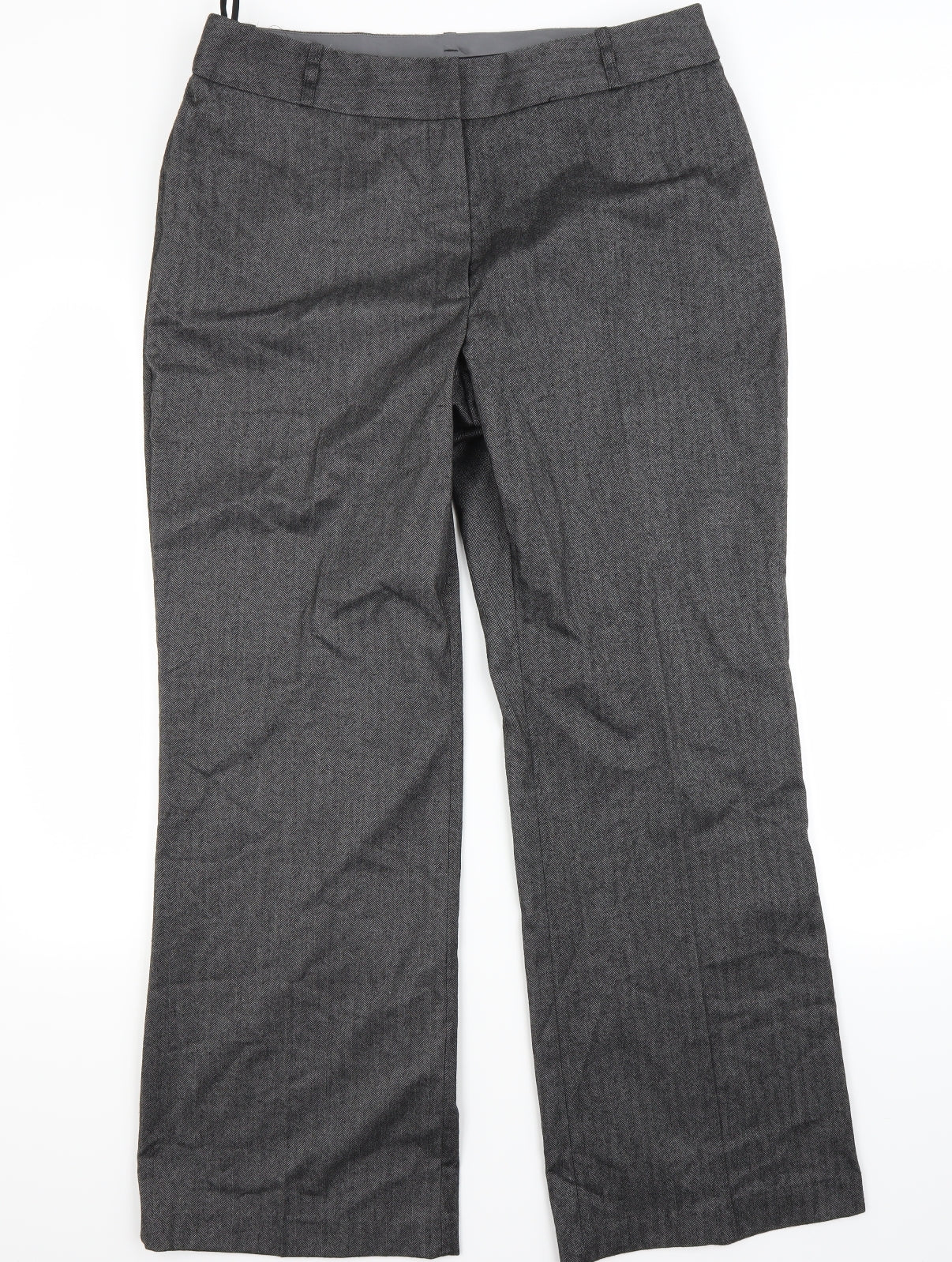 Womens UK Size 16 Marks and Spencer Regular Fit  Grey Trousers