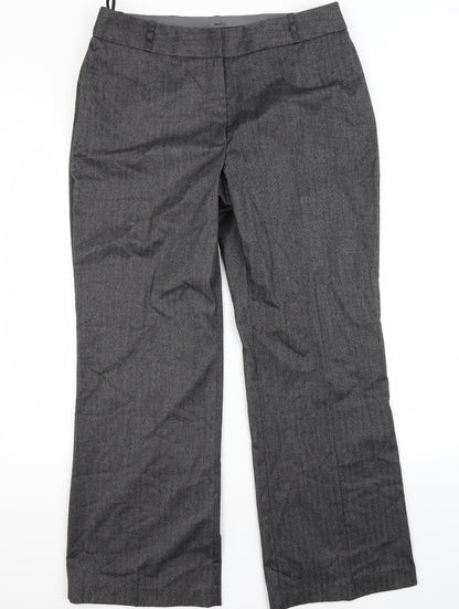 Womens UK Size 16 Marks and Spencer Regular Fit  Grey Trousers