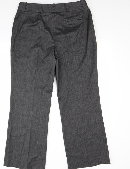 Womens UK Size 16 Marks and Spencer Regular Fit  Grey Trousers