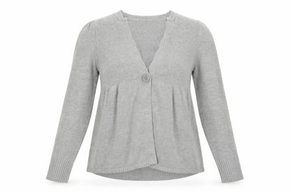 To the Max Womens Grey   Cardigan Jumper Size M