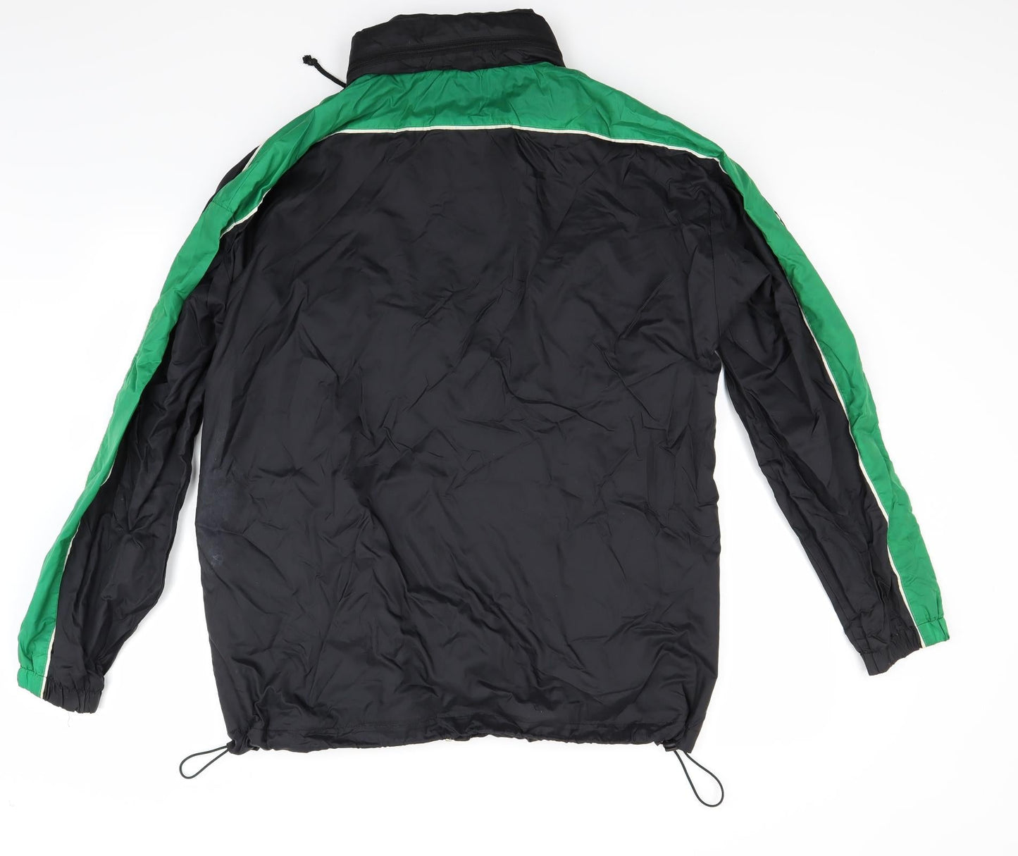 Mens UK Size S Game Gear Black Windbreaker Coat