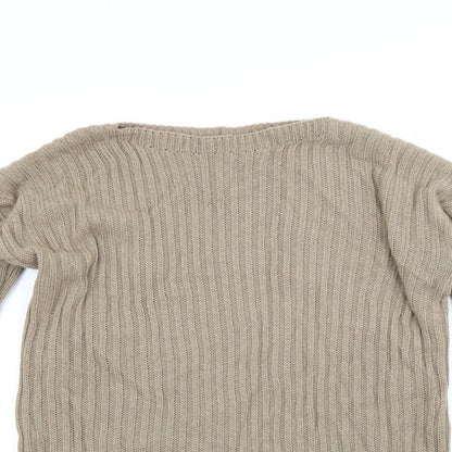 Missyempire Womens Brown   Pullover Jumper Size L