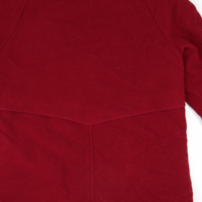 Womens UK Size 16 Modern Classics Red Overcoat