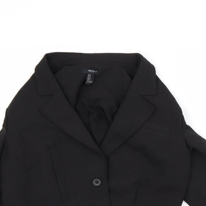 Womens UK Size M FOREVER 21 Black Jacket