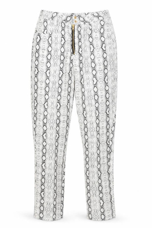 Womens UK Size 6 PRETTYLITTLETHING Regular Fit  White Trousers