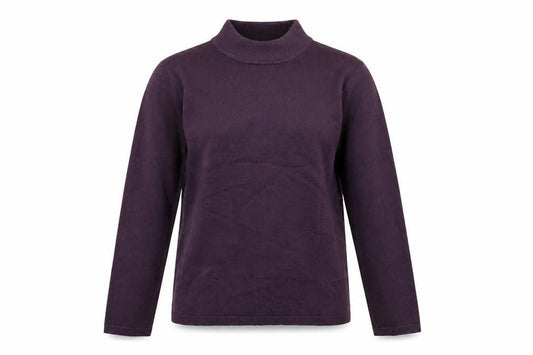 Matalan Womens Purple  Knit Pullover Jumper Size 10