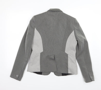 Atmosphere Womens Grey  Rayon Jacket Suit Jacket Size 14