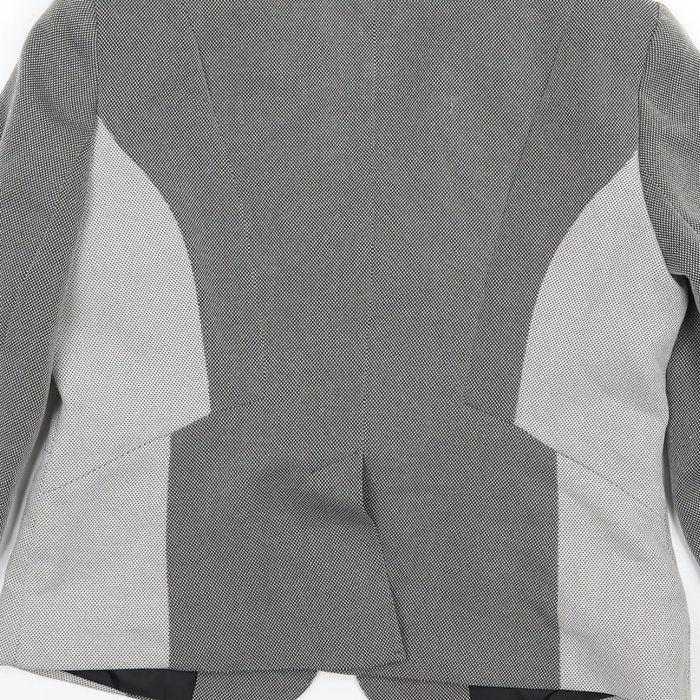 Atmosphere Womens Grey  Rayon Jacket Suit Jacket Size 14