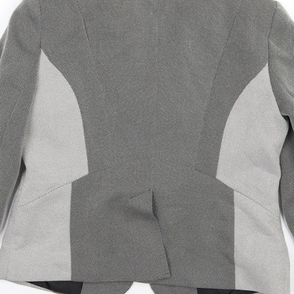 Atmosphere Womens Grey  Rayon Jacket Suit Jacket Size 14