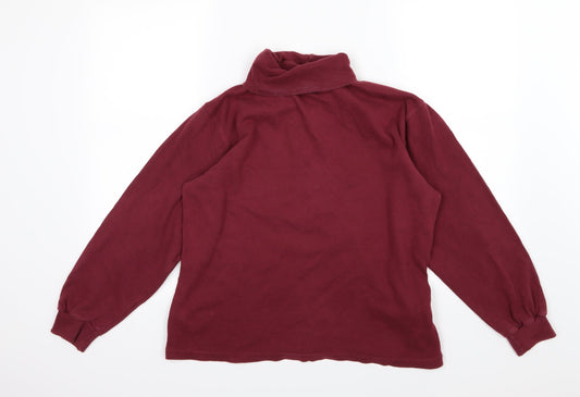 Hawkshead Womens Red  Jersey Pullover Sweatshirt Size S  - Burgundy
