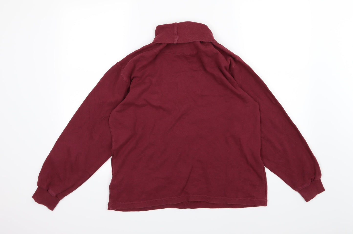 Hawkshead Womens Red  Jersey Pullover Sweatshirt Size S  - Burgundy