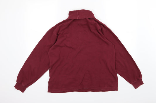 Hawkshead Womens Red  Jersey Pullover Sweatshirt Size S  - Burgundy