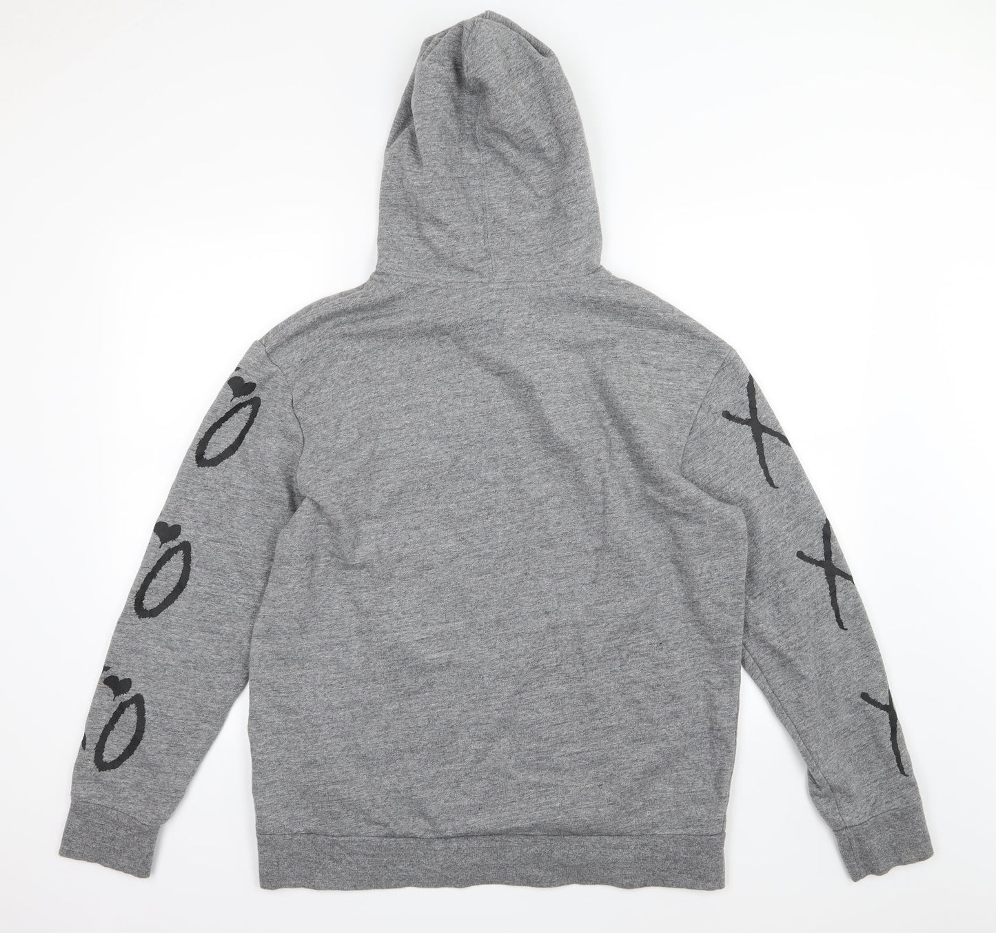 H&M Womens Gold  Jersey Pullover Hoodie Size M  - XOXO