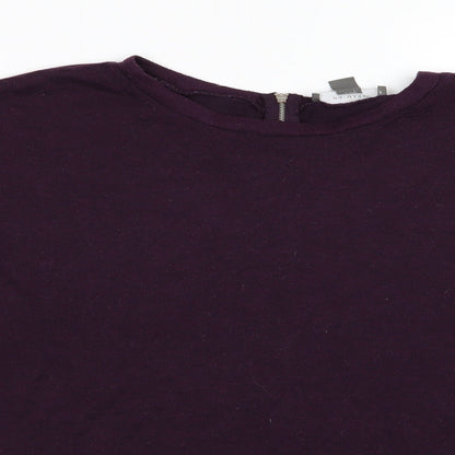 Primark Womens Purple  Knit Pullover Jumper Size L
