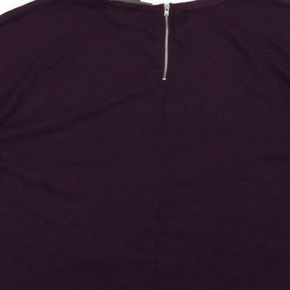 Primark Womens Purple  Knit Pullover Jumper Size L