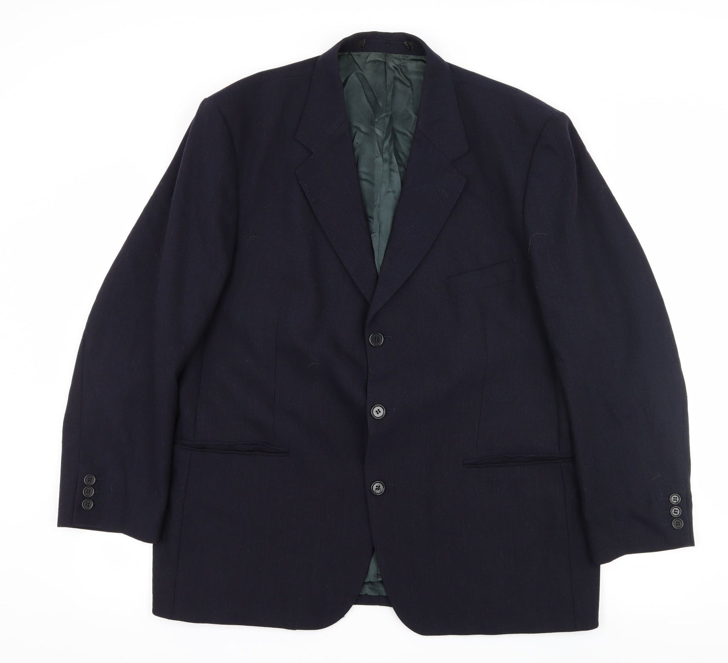 Mens UK Size XL Preworn Regular Blue Suit Jacket