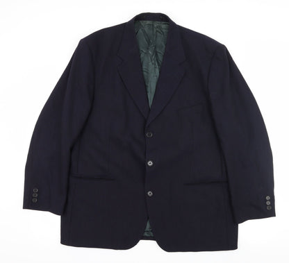 Mens UK Size XL Preworn Regular Blue Suit Jacket