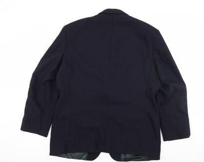 Mens UK Size XL Preworn Regular Blue Suit Jacket
