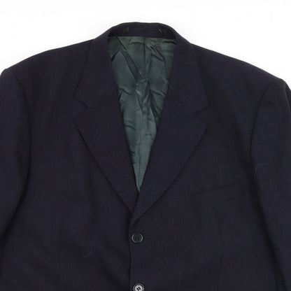 Mens UK Size XL Preworn Regular Blue Suit Jacket