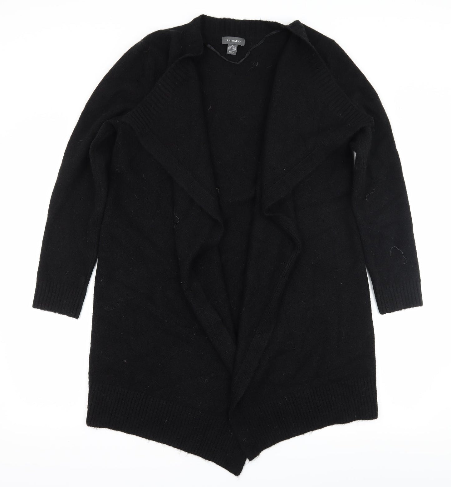 Primark Womens Black  Knit Cardigan Jumper Size 10