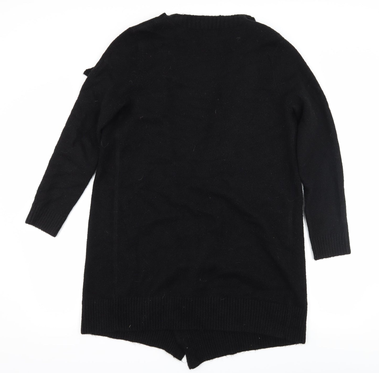 Primark Womens Black  Knit Cardigan Jumper Size 10