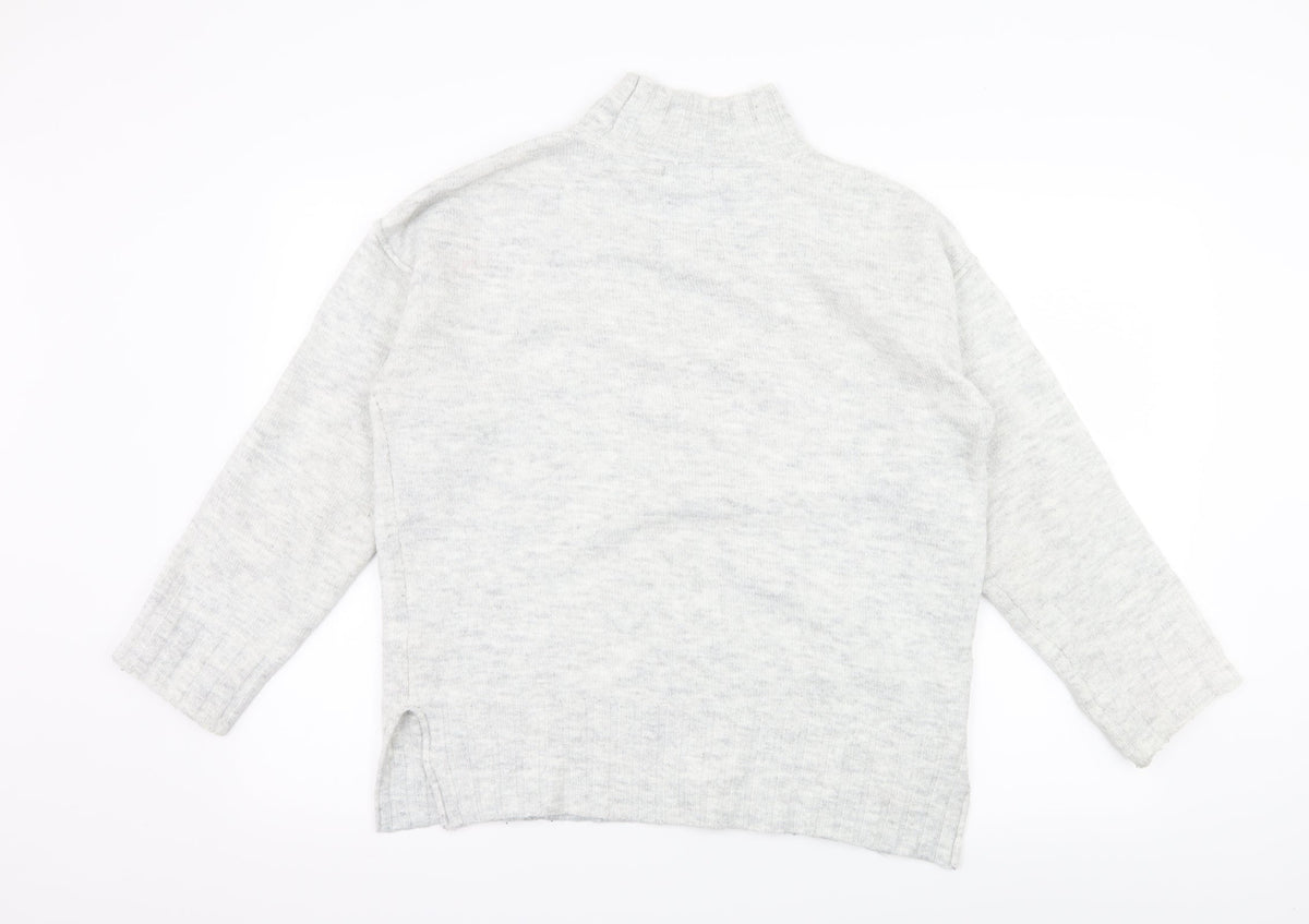 Primark Womens Grey  Knit Pullover Jumper Size 10