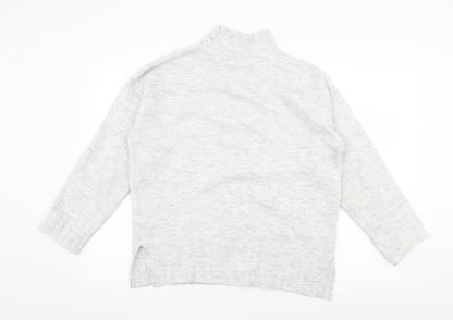 Primark Womens Grey  Knit Pullover Jumper Size 10